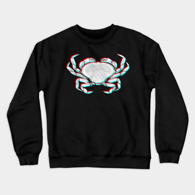 Crab 3D Crewneck Sweatshirt by GAz